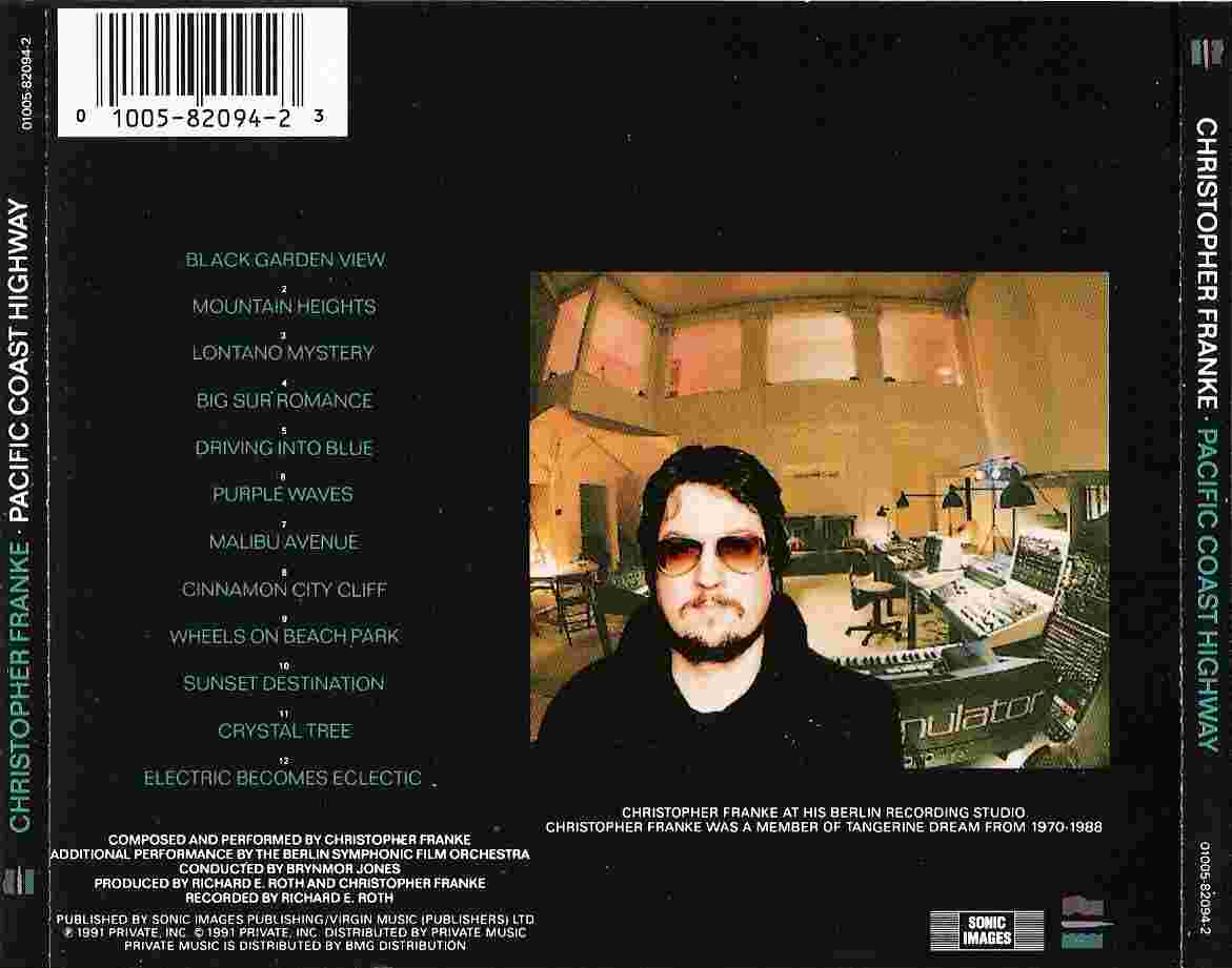 Christopher Franke  Pacific Coast Highway : Back